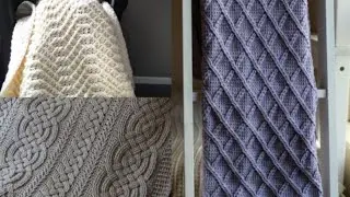 19 Cable Blanket Crochet Patterns to Make