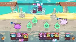 Axie Infinity - How to win on a 1 v 2 [Reptile-Termi VS Reptile-Termi]