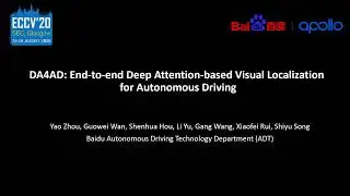 ECCV 2020: DA4AD: End-to-end Deep Attention-based Visual Localization for Autonomous Driving