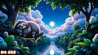 Сонный ленивец на реке Амазонка 🦥🌿 | Расслабляющая фортепианная музыка для глубокого сна
