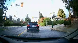 Left Turns in North Vancouver (Safe Driving Demonstration) Driving Lessons for Beginners