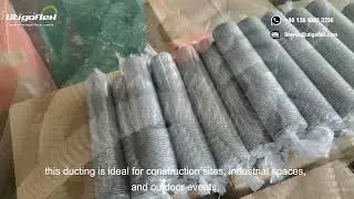 PVC coated polyester fabric duct hose from Utigoflex