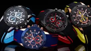 Quartz Wirstwatch Blue Red Natna Shop