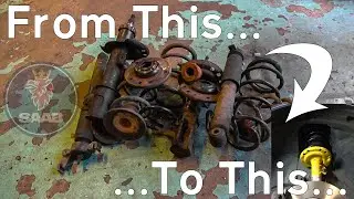 How To Modify & Upgrade Your Saab or Car Suspension Correctly....  Feat. @UPnDOWN