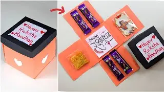 Happy rakshabandhan gift ideas for brother 🥰 l Easy Rakhi card ideas 2025 l DIY Rakhi Gift Box Ideas
