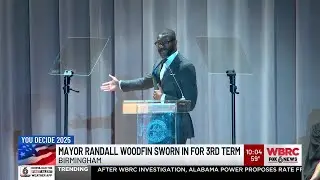 Mayor Randall Woodfin sworn in for third term as Birmingham mayor
