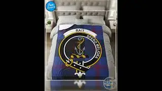 Rait Clan Crest Scottish Tartan Blanket