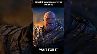 what if Iron man survive the snap #gamingthor #ironman #ytshorts #marvel #mcu #avengers #spiderman