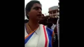 MLA Roja taking bad words