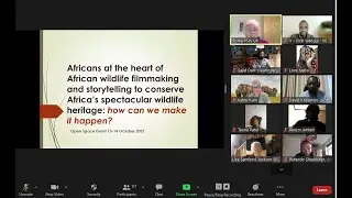 Day 2 of the African wildlife filmmaking and storytelling event