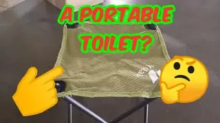 Car Camping: Compact Portable Toilet