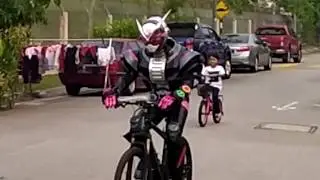 bonfire but it's kamen riders in mundane situations (shitpost)
