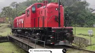 🚂MANOBRA DA LOCOMOTIVA ALCO-RS3 6003 DA CPTM EM PARANAPIACABA🚃