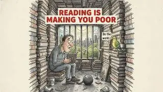 You are broke because you read too many books