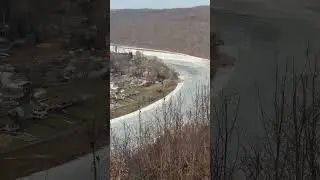 #Beauty | #Ice Flowing Down the #AlleghenyRiver in East Brady, #Pennsylvania | #shorts