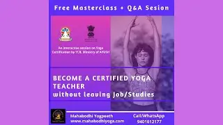 Become a Certified YOGA Teacher without leaving Job or Studies | Free Masterclass