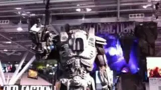 Mr. Sark popping out of the Red Faction display