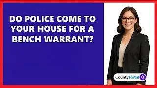 Do Police Come To Your House For A Bench Warrant?