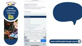 How to submit an Activity for Slough Community Directory