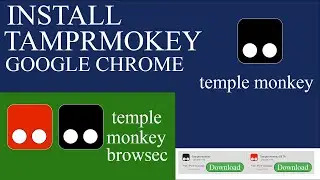 install Tamper monkey l in Google Chrome