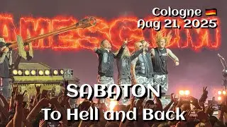 Sabaton - To Hell and Back (partly) @gamescom, Cologne, DE 🇩🇪 August 21, 2025 LIVE VERTICAL