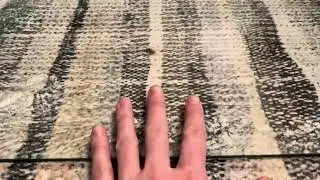 Lorell Tempered Glass Chairmat, Up close look after 4 years of use, truly scratch resistant