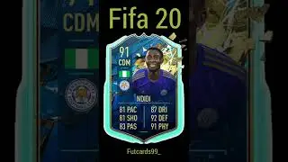 Wilfred Ndidi all fifacards from fifa16 to fifa22😍 Which the best card? #fifa22 #fifacards #shorts