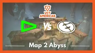LOUD vs EG | VCT Americas Kickoff | Map 2 Abyss