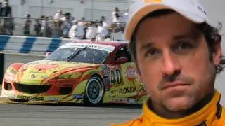 Driver Patrick Dempsey Interviewed at 2012 Rolex 24 at Daytona