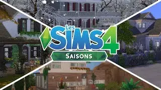 My houses into the seasons ☀ 🍂 ❄ 🌼 Visite de maison Sims 4
