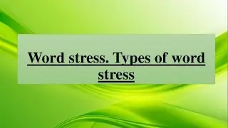 #Three levels of word stress, primary, secondary, tertiary#English phonetics