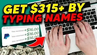 Make $315+ Typing NAMES ($16 Per Page) | Earn Money Online 2023