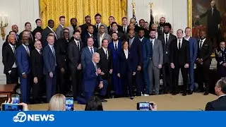 Warriors coach describes what it was like visiting White House
