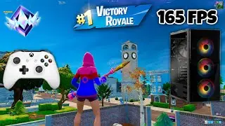 Fortnite Unreal Ranked Reload On PC | Gamepad XBOX Gameplay | 165 FPS | 4K