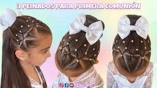 Красивые прически на первое причастие и свадьбу 💞 Элегантные прически для девочек🌈 KrisiArt