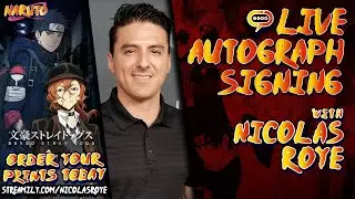 Streamily.com Presents: Nicolas Roye Live Autograph Signing and Q&A ( Apex Legends, Naruto)