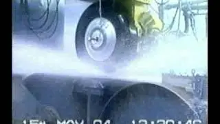 Motorcoach Median Crossover and Collision With Sport Utility Vehicle - Tire brake test 25