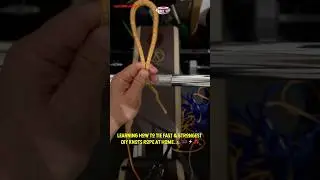 Learning How to Tie Fast & Strongest  DIY Knots Rope at Home.🏕️ 🪢⚡️🧨#tie #knots #camping #game