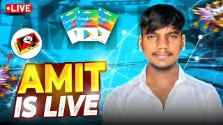 FREE FIRE  LIVE 4VS4 CUSTOM WITH HARDEST PLAYERS || @amitlive_89
