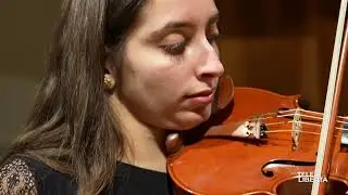 Manuela Mosca violinista dal Papa