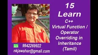 Virtual Function-Operator overriding