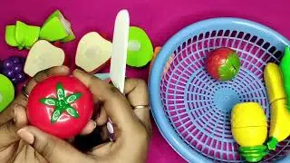 Super Cool ASMR: Toy Fruits and Vegetables Cutting | Satisfying Sounds for Relaxation.