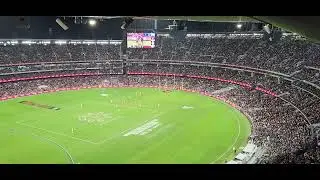 Sam Durham kicks the sealer against Richmond