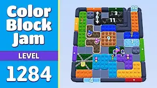 Color Block Jam Level 1284 (1285) | Every Puzzle Solved! 🎯