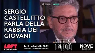 Sergio Castellitto parla della rabbia dei giovani.