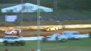Devin Moran and Nathan Disney - Late Models - Sydney Speedway 2012