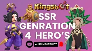 Finally SSR Gen 4 Hero's Released in Kingshot. what do you think about them🤔? #kingshotgames #gaming