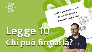 Chi pu&ograve; FIRMARE la LEGGE 10?