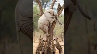 #FunnyElephant #WildlifeComedy #AnimalHumor #HyenaVsElephant #JungleLife #ViralShorts #YouTubeShorts