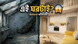 এই ঘরটাই? 😱 | Ruined House to Luxury Home | Before vs After